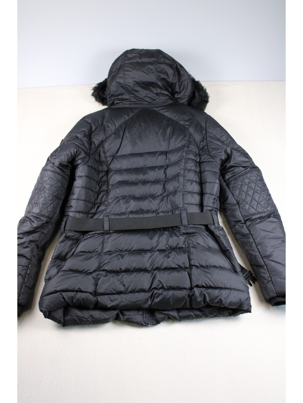 The North Face Womens Parkina Puffer Jacket Size XL Grey 600 Goose Down Coat - Picture 2 of 16